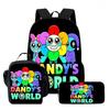 Dandy's Welt Tasche Hohe Auflösung Druck Lässig Grenzüberschreitend Leichter Rucksack