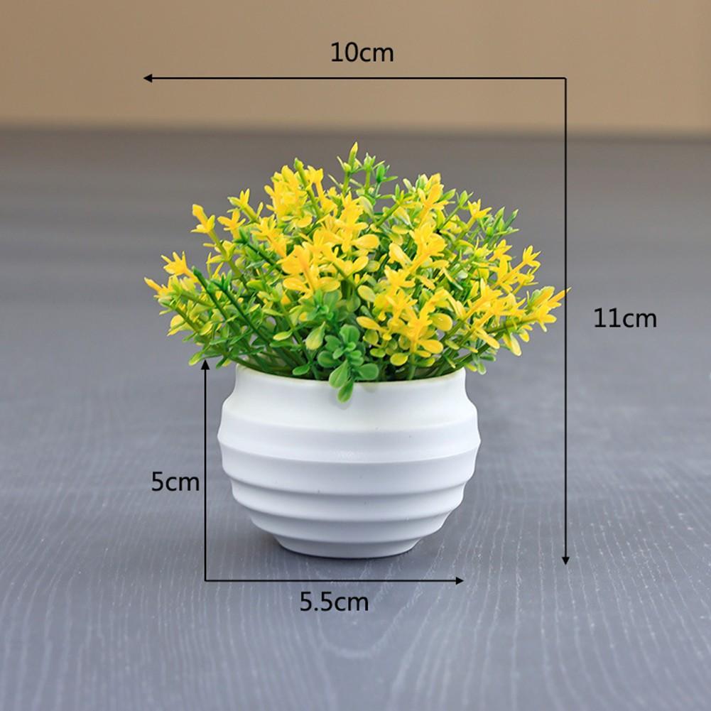 Realistic Appearance Artificial Plant Faux Potted Plant Small Fake Plant B
