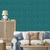 Wallpaper Geometric Pattern Turquoise, Turquoise Mountain 50x1000