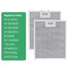 Range Hood Grease Filter Replacement Mesh Filter Kitchen Exhaust Fan Filters Metal Texture for Kitchen Ventilation