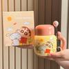 Crayon Xiaoxin Peripheral Cup Cute Ceramic Mug with Lid Boys and Girls Drinking Cup Birthday Gift Souvenir