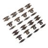 10 Stück Antik Bronze Eisen Schmuckschatulle Vorhängeschloss Haken Riegel Schnalle Schloss Holz Wein Geschenkbox Schnalle Möbelbeschläge 30*18mm