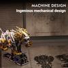 1073 PCS Electric Building Blocks Toy Set, Mechanical Lion Animal Toy Ornaments Model Assembly, Aldults Birthday Toy Gift