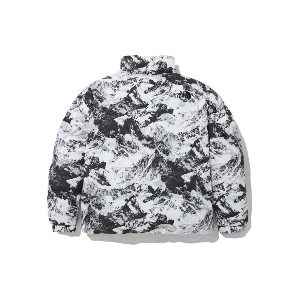 THE NORTH FACE Puffer Jacket Unisex Snow Mountain White NJ3NN72A