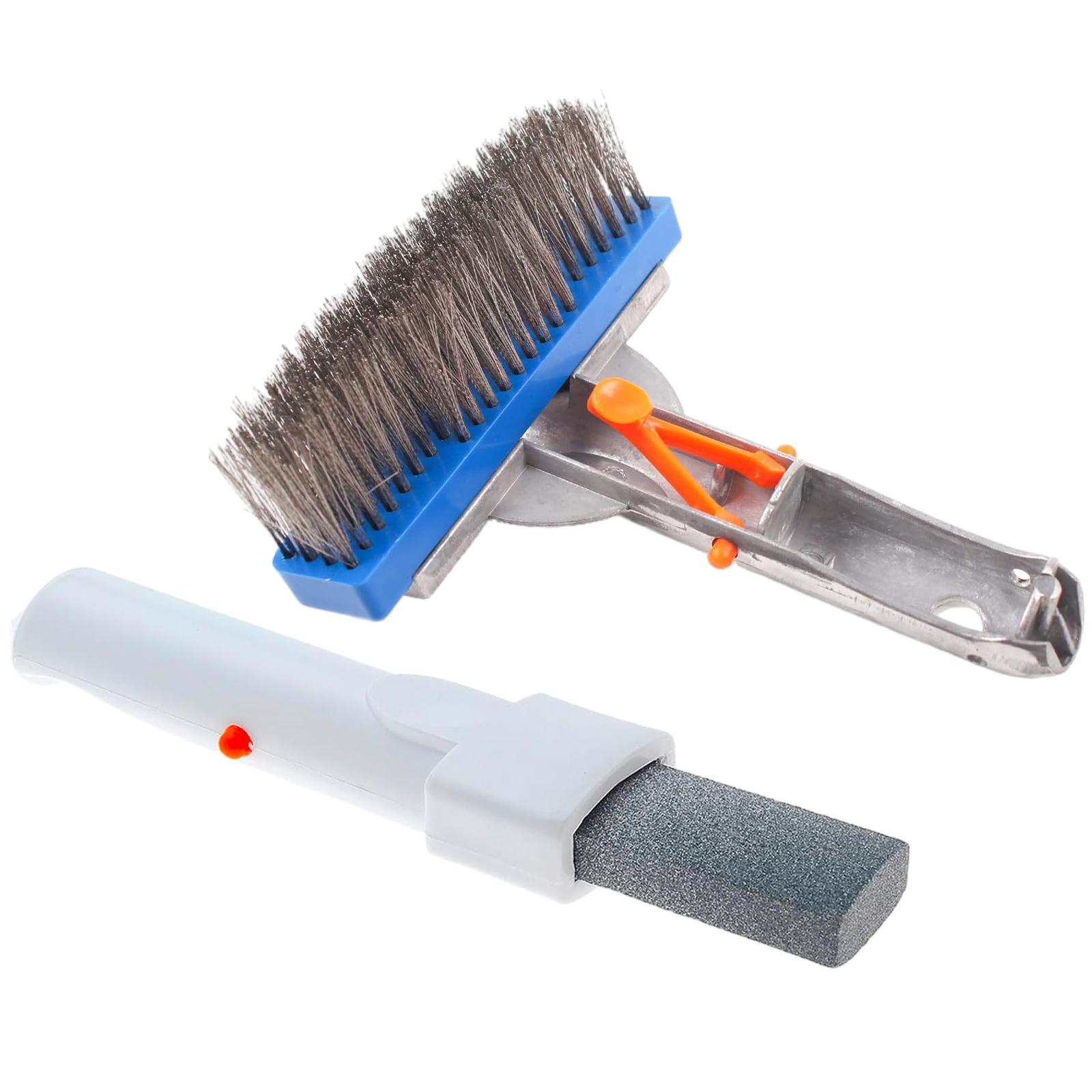 

Набор щеток для чистки бассейна, пемза с ручкой, инструмент для чистки бассейна, камень для чистки бассейна для чистки плитки, затирки, бетона