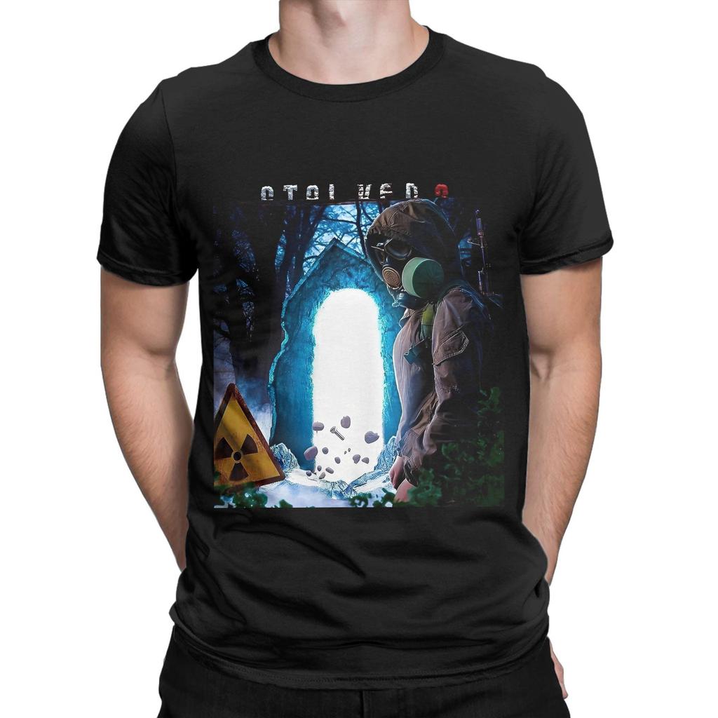 Streetwear T-Shirt Summer Stalker Game  Hip Hop T-Shirts  Cotton Tshirt for Men Y2K Funny Pattern Short Sleeve Tops