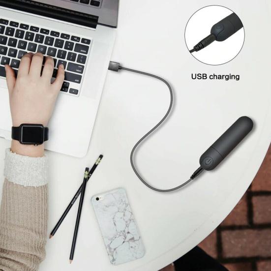 USB 10 Vibrační frekvenční vibrátor Vodotěsný masážní přístroj pro ženy G Spot Sex Toy
