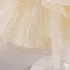 Nuovo Abito da Principessa Formale per Bambine - Abito da Sera con Gonna in Tulle Gonfia