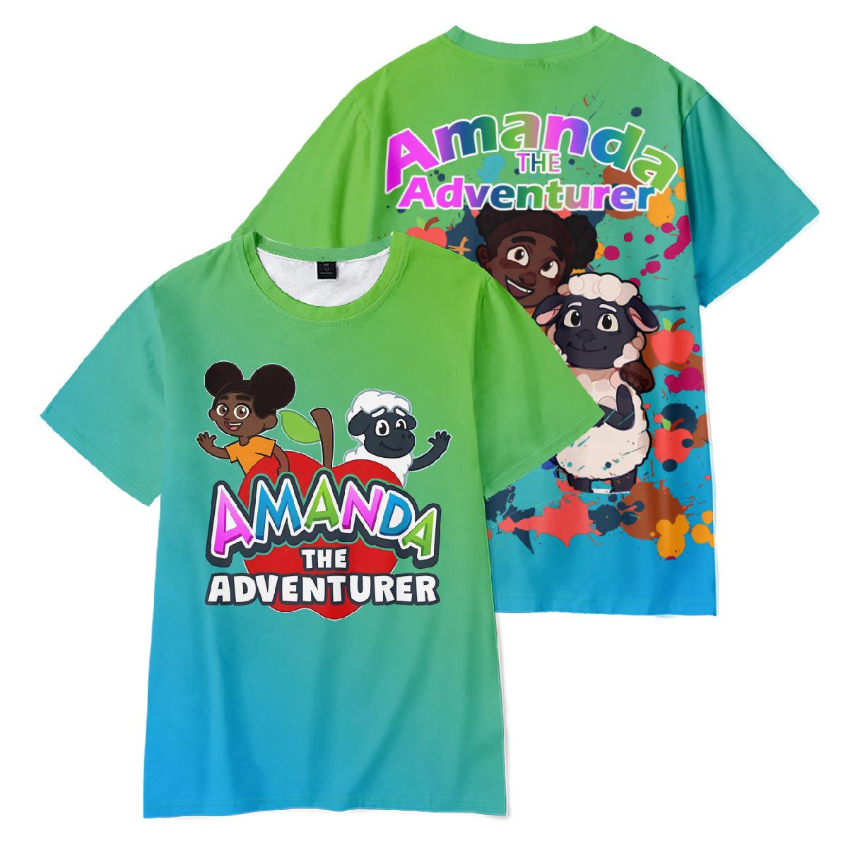 

Amanda The Adventurer Tshirts Harajuku 2023 New Washed T Shirt for Men Streetwear Oversize T-shirt