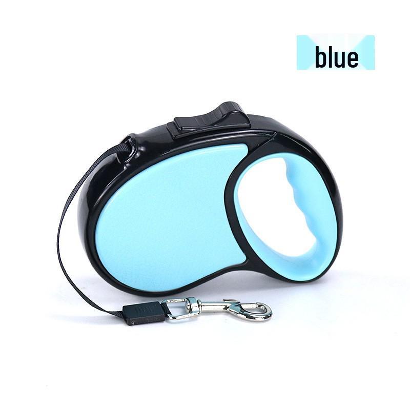 One-Button Retractable Shock-Absorbing Dog Leash for Safe Outings