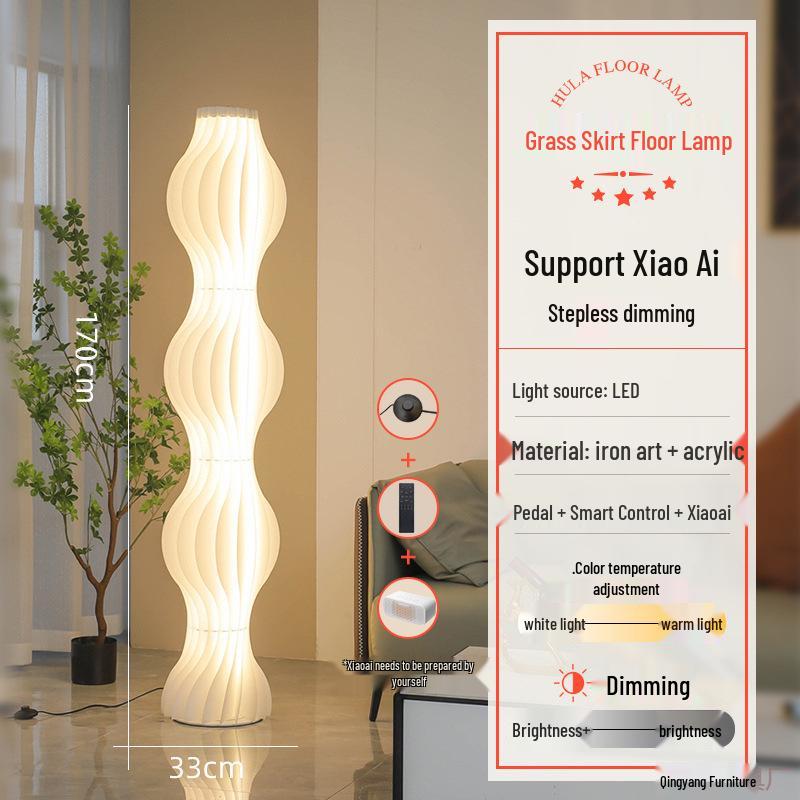 Artistic Skirt Floor Lamp for Living Room Décor