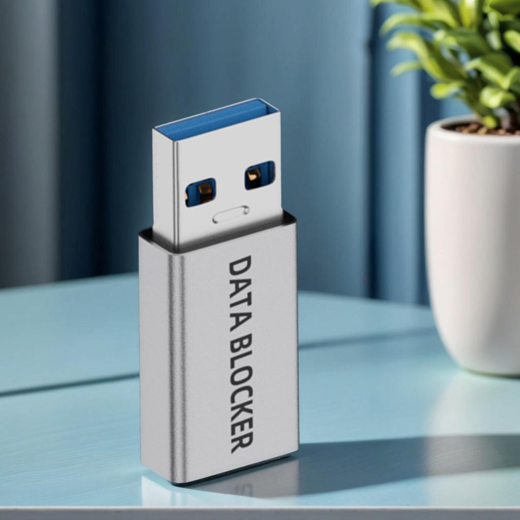 Bloqueur de données USB Adaptateur Anti Juice Jacking Protecteur de port USB Type-C Sécurité de charge pour téléphone portable PC