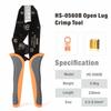 IWISS IWS-0560B Splice U-Shaped Terminal Crimping Tool, Compatible with 0.5-6.0 Sq.