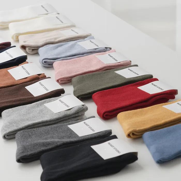 [1PACK] Women's Fashion Socks Colored Socks _19 colors