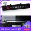 2026 Adesivo Auto Caldo Luce Decorativa per Auto Emblema Griglia Cofano Anteriore LED Badge Decorazione Per Peugeot 206 307 308 3008 207 208 407 508
