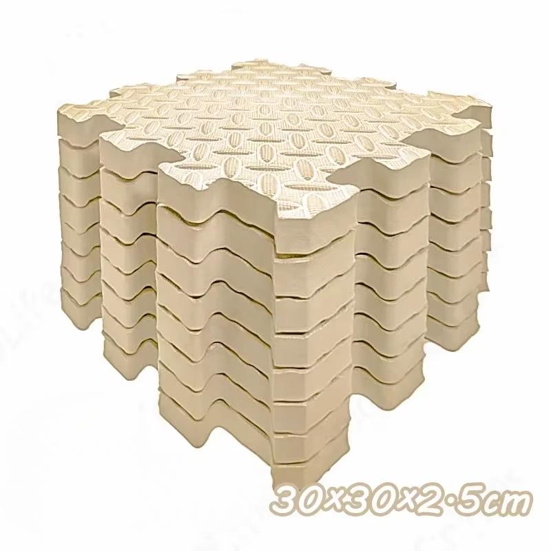 4/8-Piece Pack 2.5cm Thick Baby Play Mat BPA-free Non-slip Baby Crawling Puzzle Mat Children's Activity Mat Suitable for Nursery