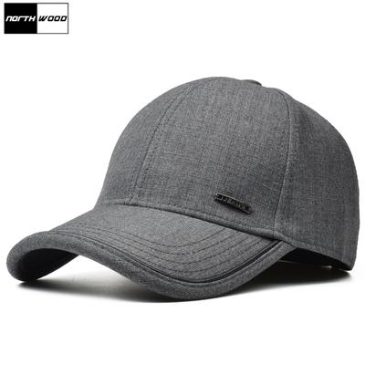 Brand Men's Caps Solid Cotton Baseball Cap Male Golf Snapback Casual Trucker Hats Adjustable Size