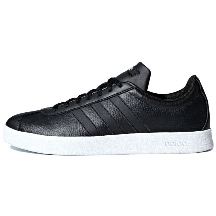 Adidas Neo Vl Court 2.0 Casual Comfortable Low-Top Skate Shoes Women Sneakers Black B42315