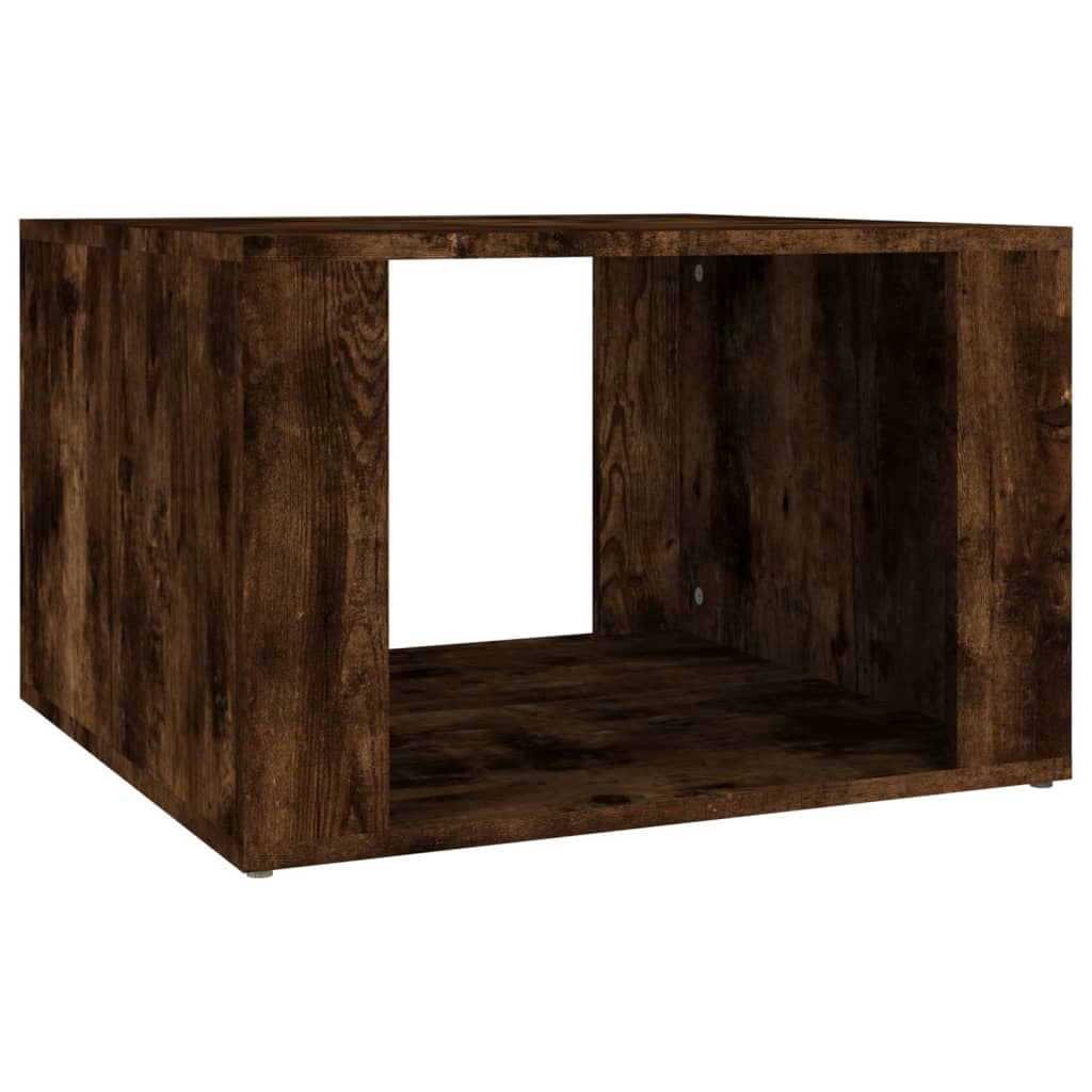 Nightstand Smoked Oak 57 x 55 x 36 cm Particleboard