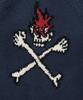 Niceghostclub Skull Cowichan Sweater_Navy(Ng2Efuk680A)