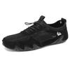 Summer Men Sneakers Casual Shoes New Mesh Breathable Solid Driving Shoes for Men Flat Elastic Band Outdoor Sneakers