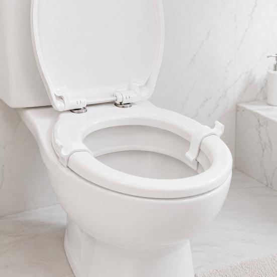 DYS Toilet Seat Stabilizers, Fixing Buckle, Non Slip Clip for Wobbly Loose Seats, Bathroom Accessory
