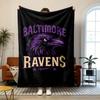 Baltimore Ravens  Soft and comfortable flannel Suitable for sofas living rooms outdoor camping travel and also makes a great anniversary gif