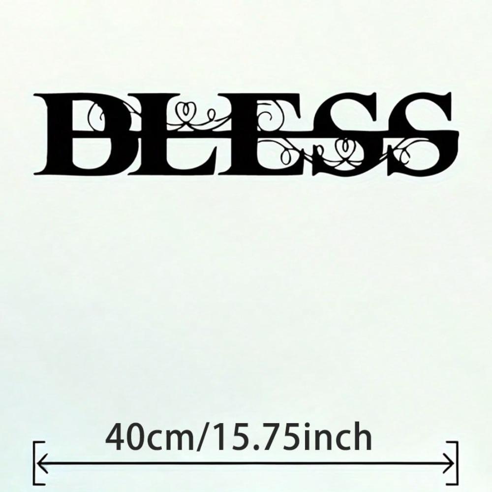 Wrought Iron Wall Art Elegant Scroll Design Metal Sculpture Garden Home Decor Valentine Wedding Rust Proof