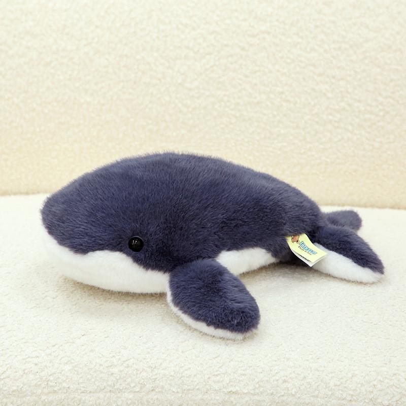 Plush Toy Blue Whale Soft Animal Pillow For Kids Birthday Gift