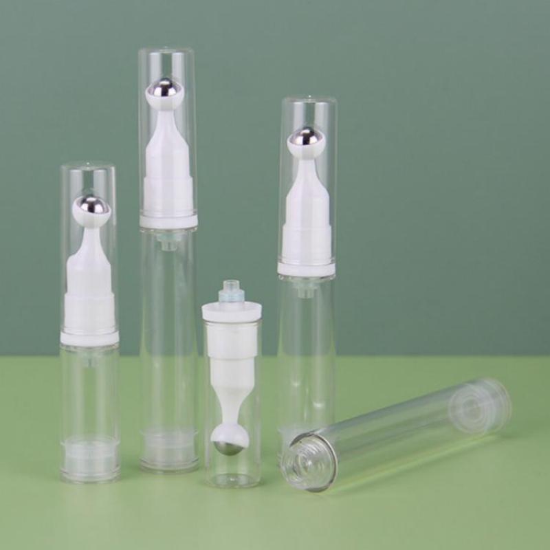 Roller Ball Vacuum Bottle Liquid Essential Foundation Eye Cream Refillable Bottles Travelling Portable Empty Dispenser Bottle