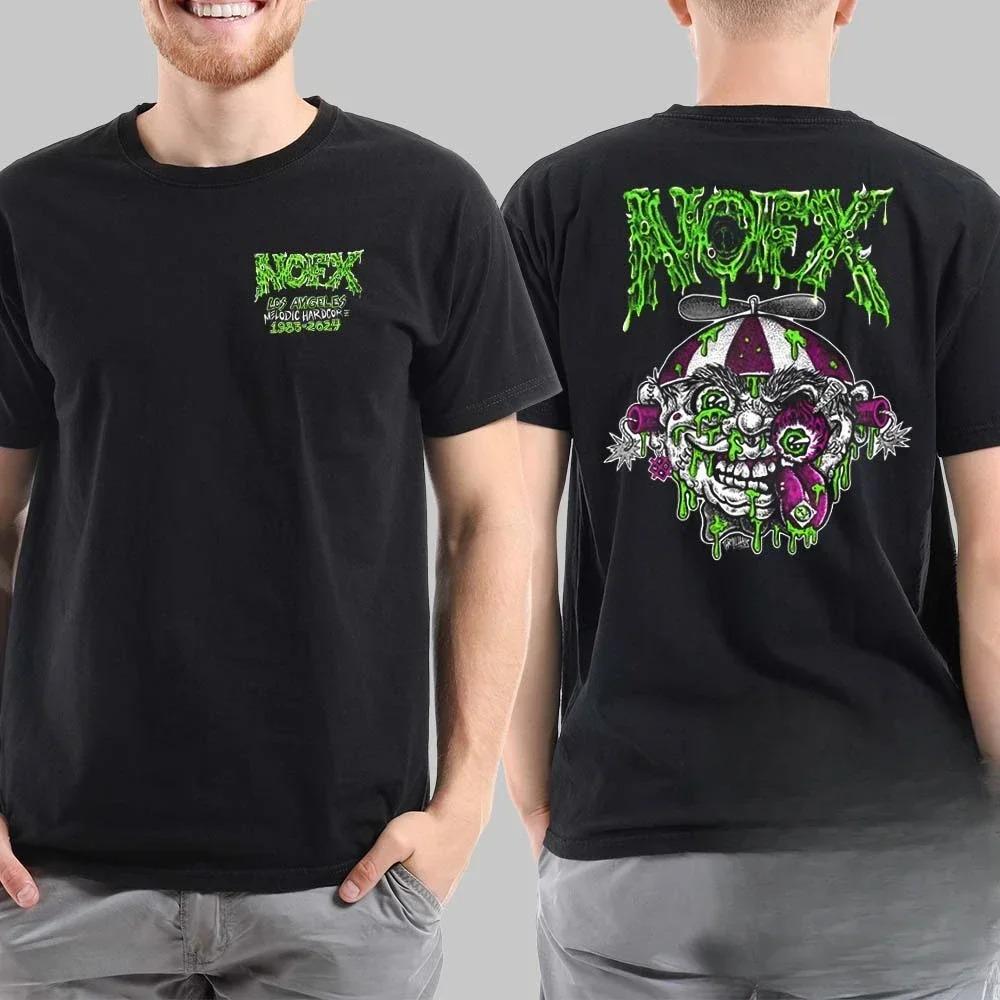 2026 Men Women Fans Essentials Short Sleeve Tops Fashion Brand Summer Casual Daily Tee NOFX Rock Band Graphic Cotton T-shirt Unisex