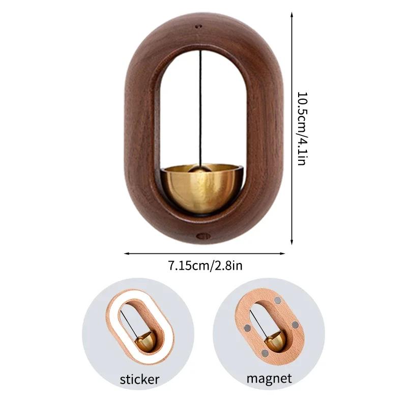 Wooden Door Bell Japanese Wind Chimes Bird Door Bell Wireless Doorbell for Home Entrance Reminder Wind Bells Vintage Decor