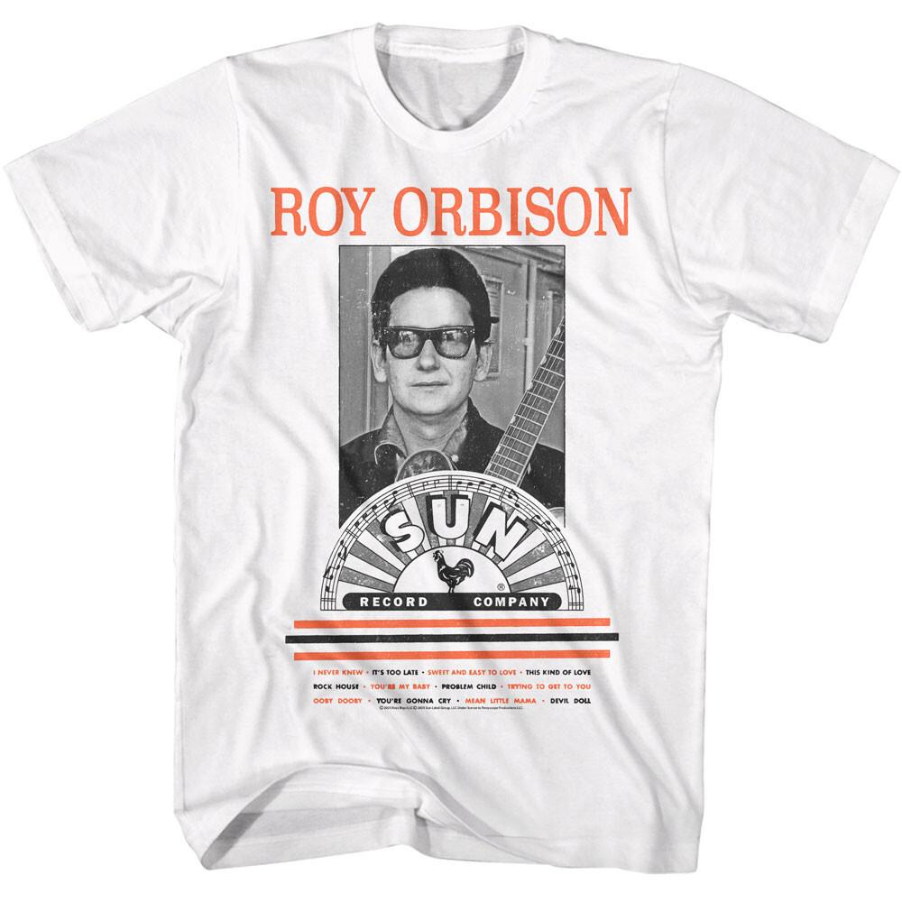 Sun Records Company Roy Orbison Photo Music Singles Men T Shirt XXXXL