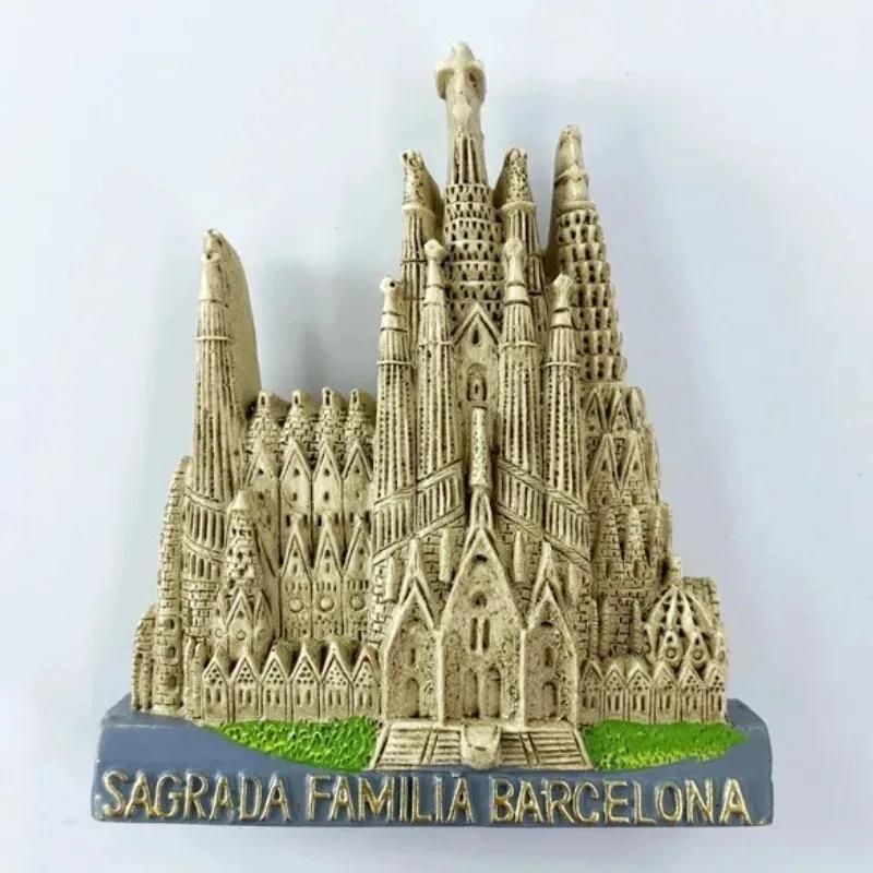 Spain Barcelona Sagrada Família Salamanca Fridge Magnets Tourist Souvenirs Wedding Christmas Gifts Photo Wall Magnetic Stickers