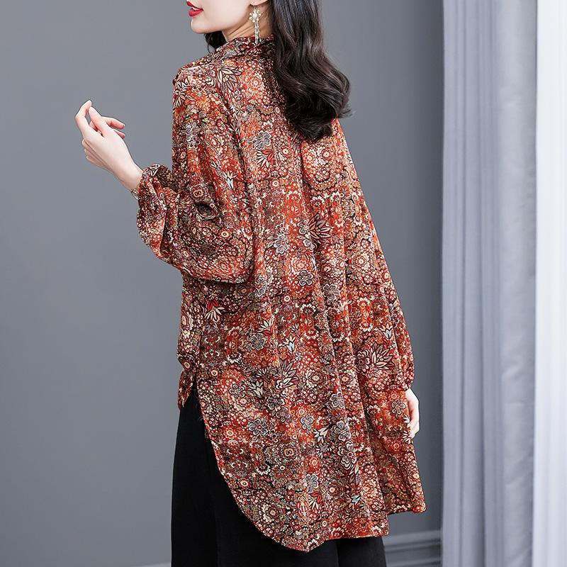 Blouse And Chiffon Luxurious Roomy For Women Perfect For Spring