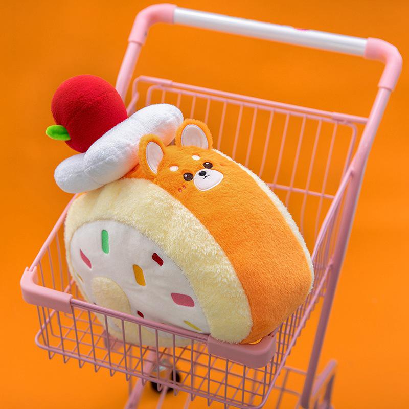 Cute Cake Roll Plush Pillow - Children's Halloween Gift & Home Sofa Backrest Cushion