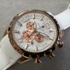 Salvatore Marra Men's Chronograph Watch PGWH Pink Gold X White