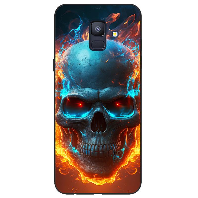 For Samsung Galaxy A6 2018 Silicone Case SIM SM A600 A600F Phone Case Tpu Case Coque Samsung Galaxy A62018 black