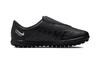 Nike Mercurial Vapor 15 Club TF Grassland Hook and Loop Abrasion Resistant Low Top Soccer Shoes Black Kids' DJ5966-001