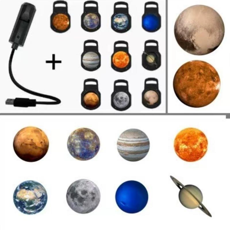 3/6/10 Planet Projection Usb Projection Ceiling Atmosphere Night Light For Walls Ceilings Bedroom Living Room