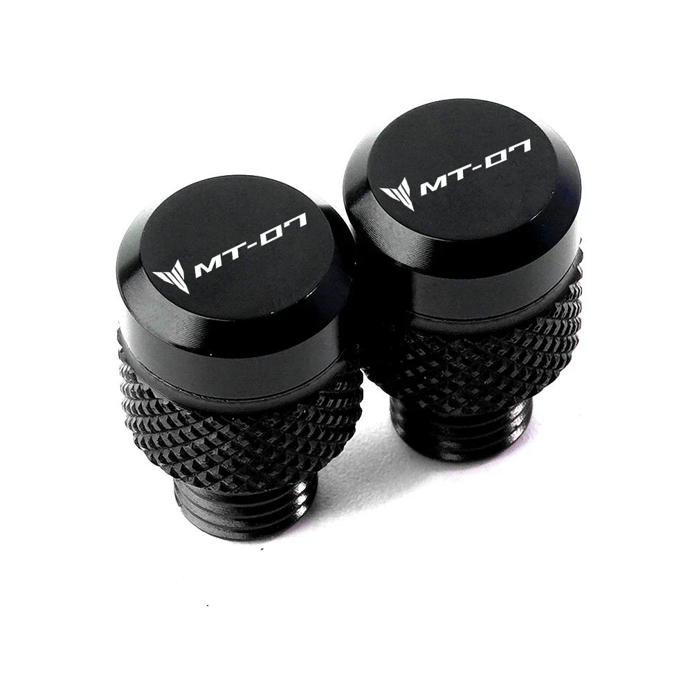 Accessories Motorcycle M10*1.25 Aluminum Mirror Hole Plugs Screws Bolts For Yamaha MT07 MT09 SP MT 09 07 10 MT10 FZ09 FZ07 MT-07