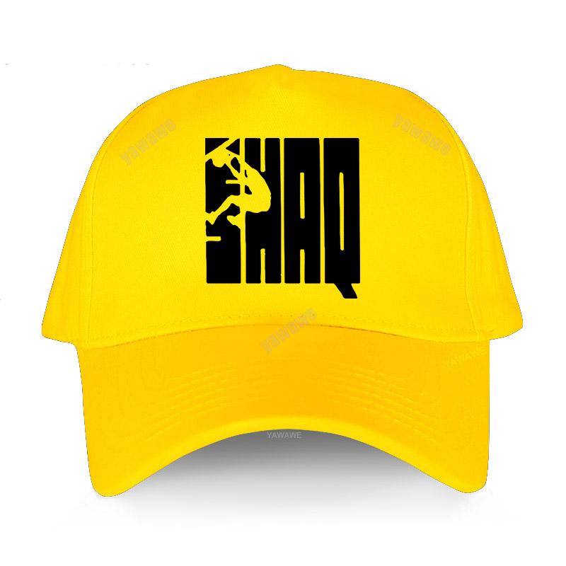 Pánske yawawe Novinka Funny Design šiltovky Shaq Attack Style Bavlna Unisex Ležérne Módna potlač golfový klobúk Nastaviteľná šiltovka