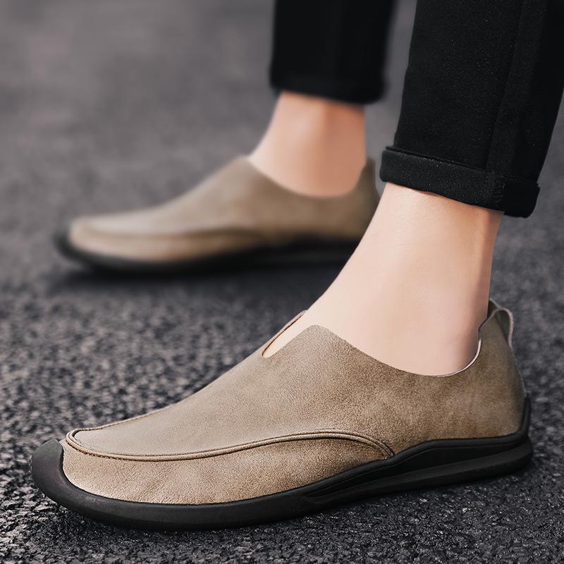 Leather 2026 Men's Formal Shoes Loafers Moccasins Breathable Slip On Lazy Driving Comfortable Soft for Men Plus Size Dress