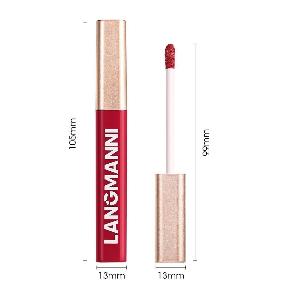 Twelve-color Matte Liquid Lipstick Velvet Waterproof 6-pack Lipstick Set Suitable for Gift Gifts