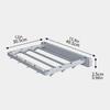 Folding Drying Rack Wall Mounted Drying Clip Windproof Sock Folding Clothes Dryer Racks Hanger Household Clothes Clotheslines