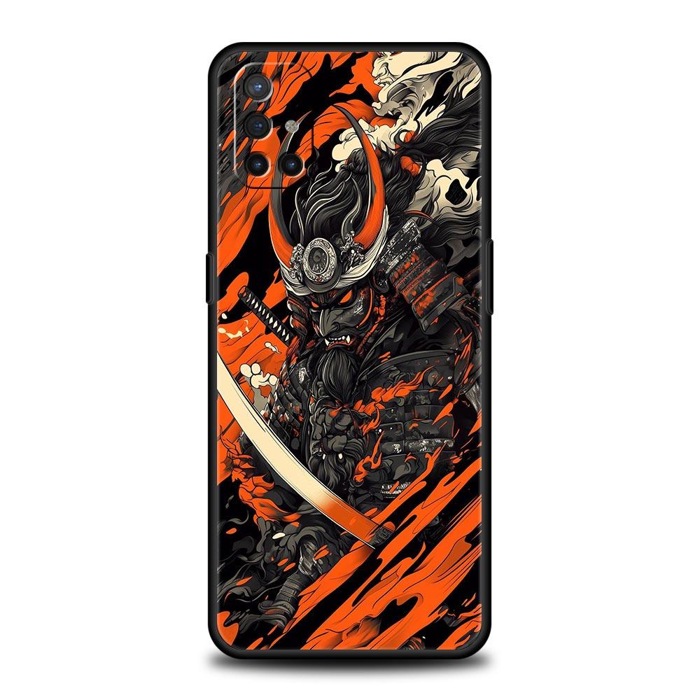 Phone Case For OnePlus 15 13 12 11 10 9 8 7T Pro 13T 13R 12R 10R 9RT 8T Nord 2T CE 2 3 5G Lite Cover Japan Ghost Face Samurai