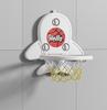 Basketball Rack For Children Indoor Adjustable Shooting No Punching Wall Mounted Basketball Frame For Children