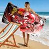 ManUtd Print Beach Towel, Large Soft Quick Dry Towel for Beach Camping Swimming
