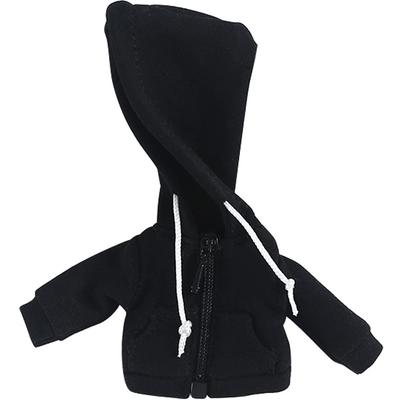HIGHAWK Obitsu 11 (OB11) Obitsu Doll 11cm Body Hoodie Doll Coat Loose Suit Outfit Obitsu Body Kimono (Black)