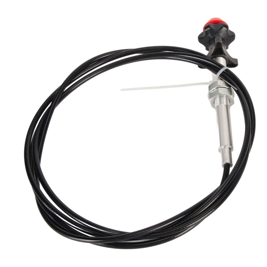 Control Cable 55204 2 Inch 10 Feet Length Car Truck Industrial Black Knob Multipurpose Universal Cable